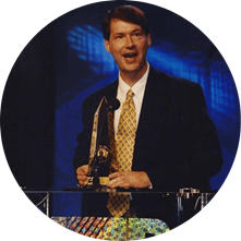 Bill Grady accepts his 6th Consecutive NAB Award