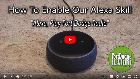 Fort Dodge Radio Alexa Skills on YouTube