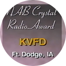 KVFD-AM 1998 NAB Crystal Radio Award